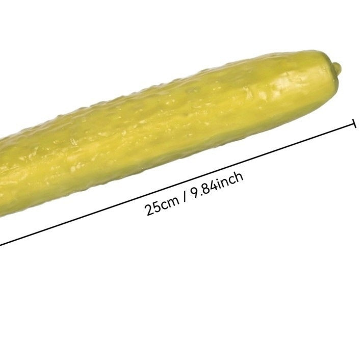 Giant pickle squishy, about 25 cm long