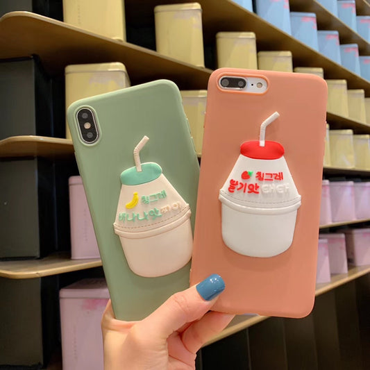 Fruit Milk Kawaii iPhone Case