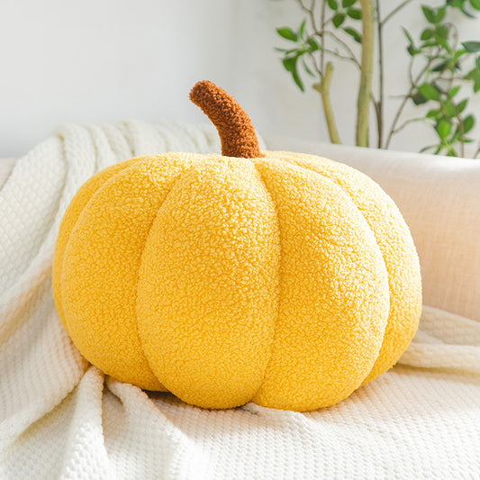 Sunflower Yellow teddy pumpkin cushion