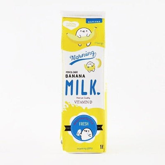 Morning Milk PU Leather Pencil Case - Your Morning Milk! - Pencil Cases - Scribble Snacks
