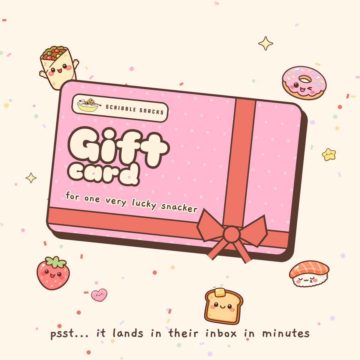 Scribble Snacks gift card