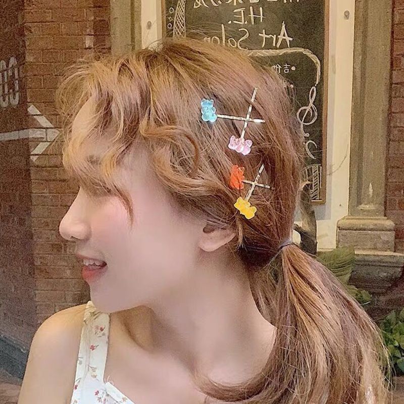 Candy Bear Resin Hairpin Hair Accessories - Hair Clip - Scribble Snacks