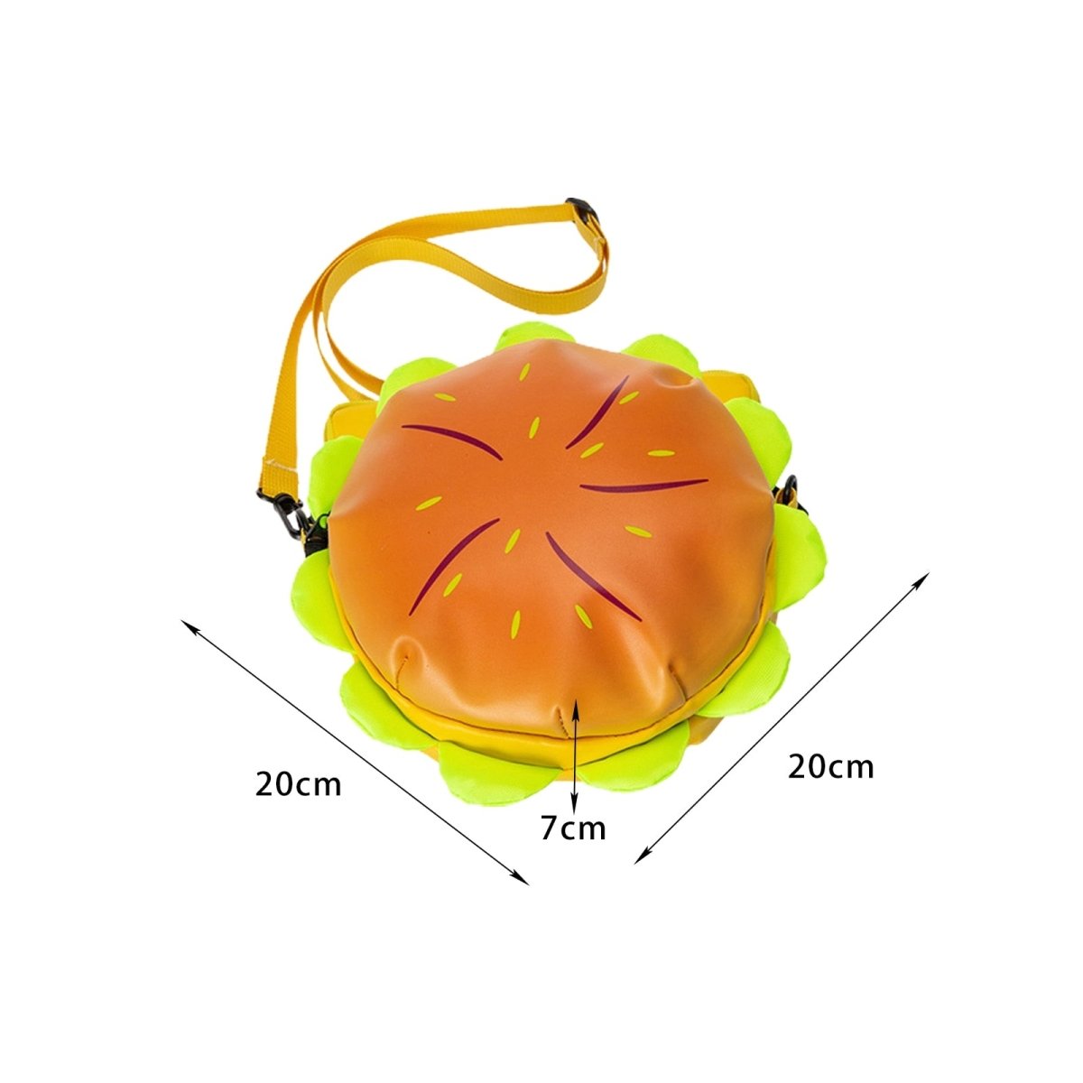 Cheeseburger Backpack: Casual Laptop Storage Daypack - Bags & Backpacks - Scribble Snacks