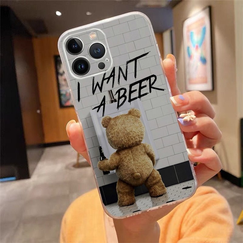 Chilled Beer Buddy - Phone Case for iPhone 14/13/12/11 & More with Cold Beer Design - iPhone Cases - Scribble Snacks