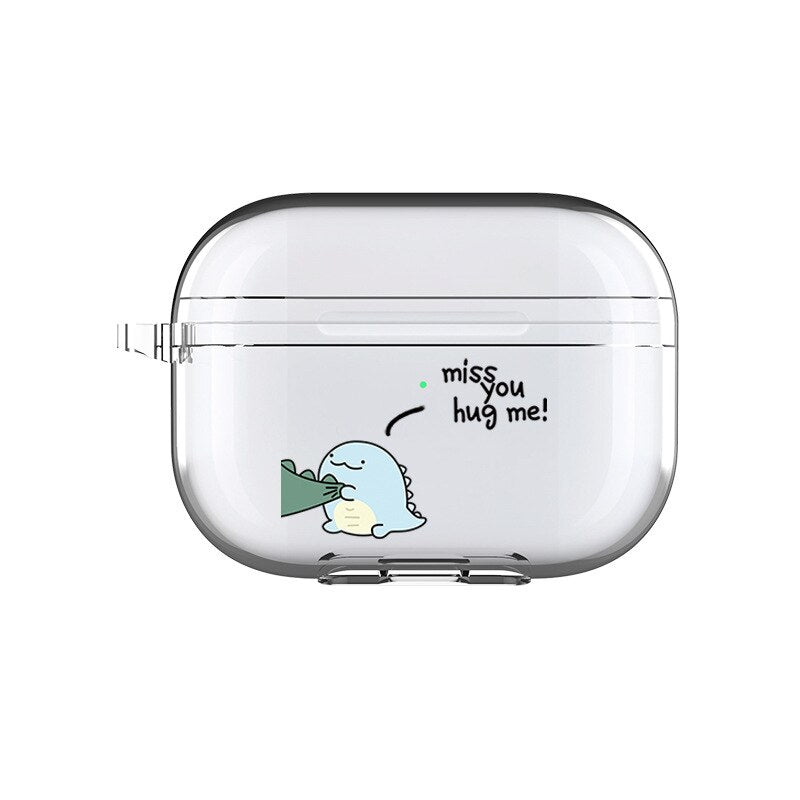 Dinosaur Couple AirPods Case for AirPods 1/2/3 Pro - Airpods Cases - Scribble Snacks
