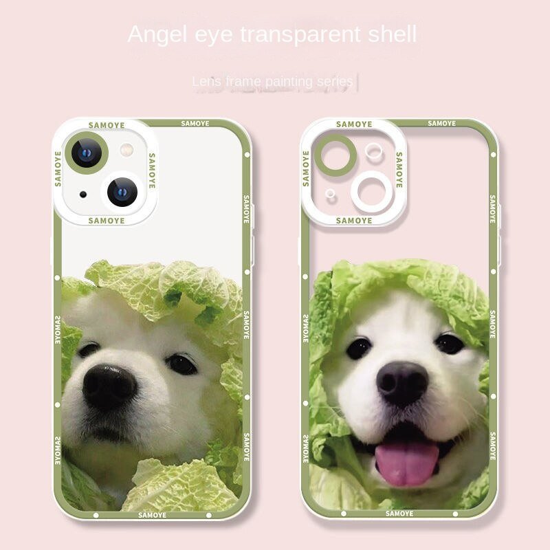 Doggie Cabbage Patch - Cabbage Dog Phone Case for Samsung Galaxy S23/S22 & More - Android Cases - Scribble Snacks