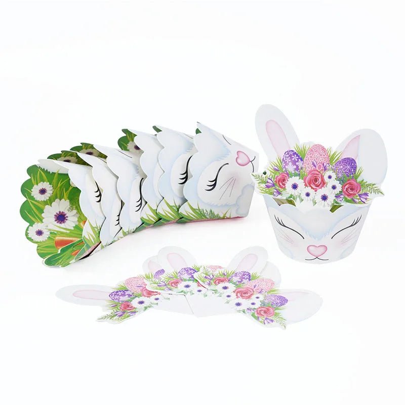 Easter Bunny Cupcake Decor Set - Easter - Scribble Snacks