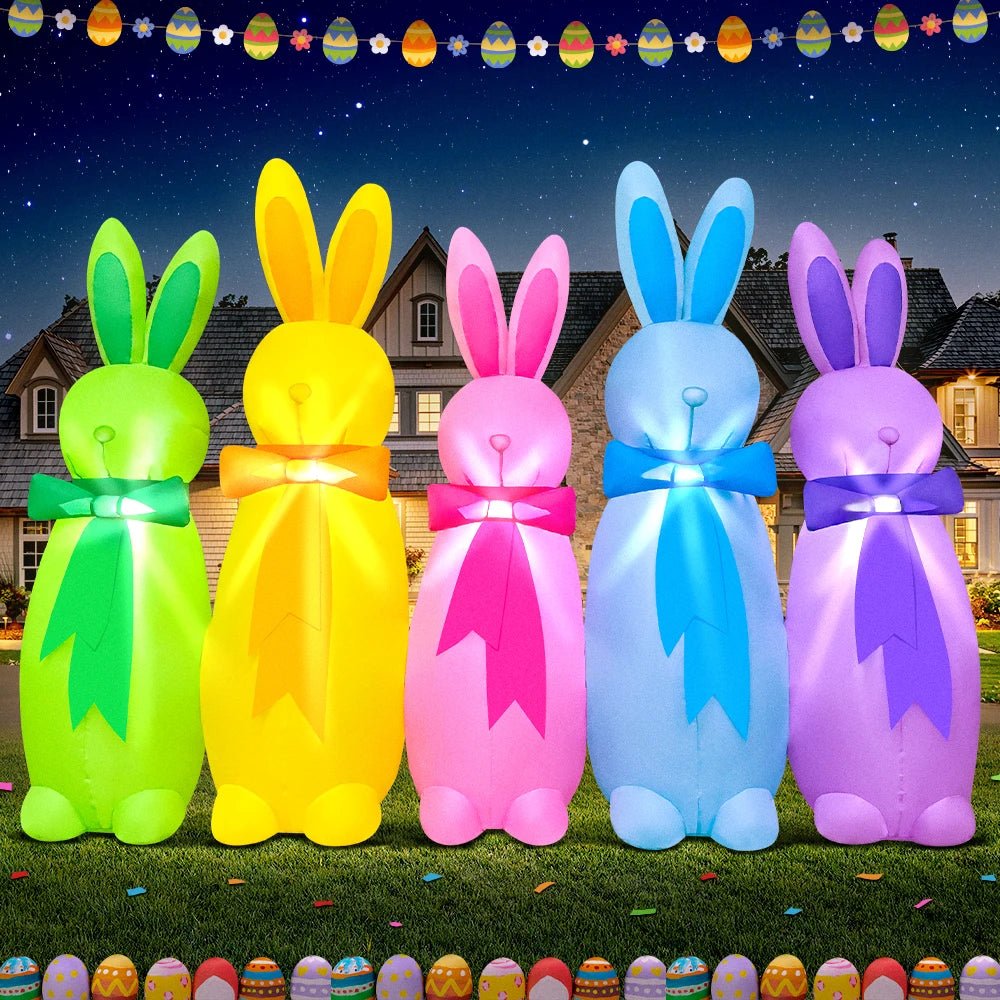 Easter Bunny Inflatable Garden Decor - Easter - Scribble Snacks