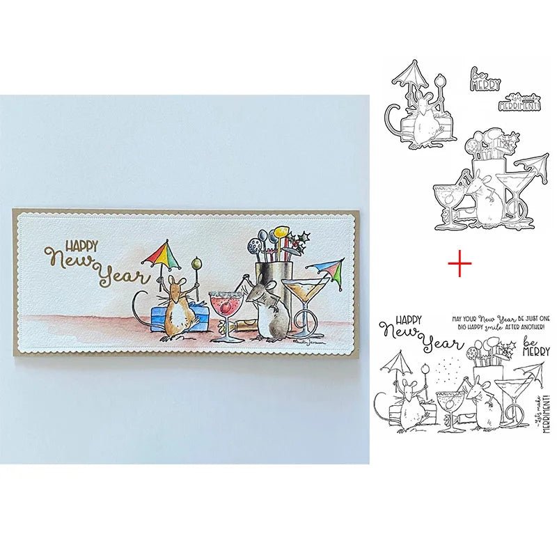 Easter Scrapbooking Dies & Stamp Set - Easter - Scribble Snacks