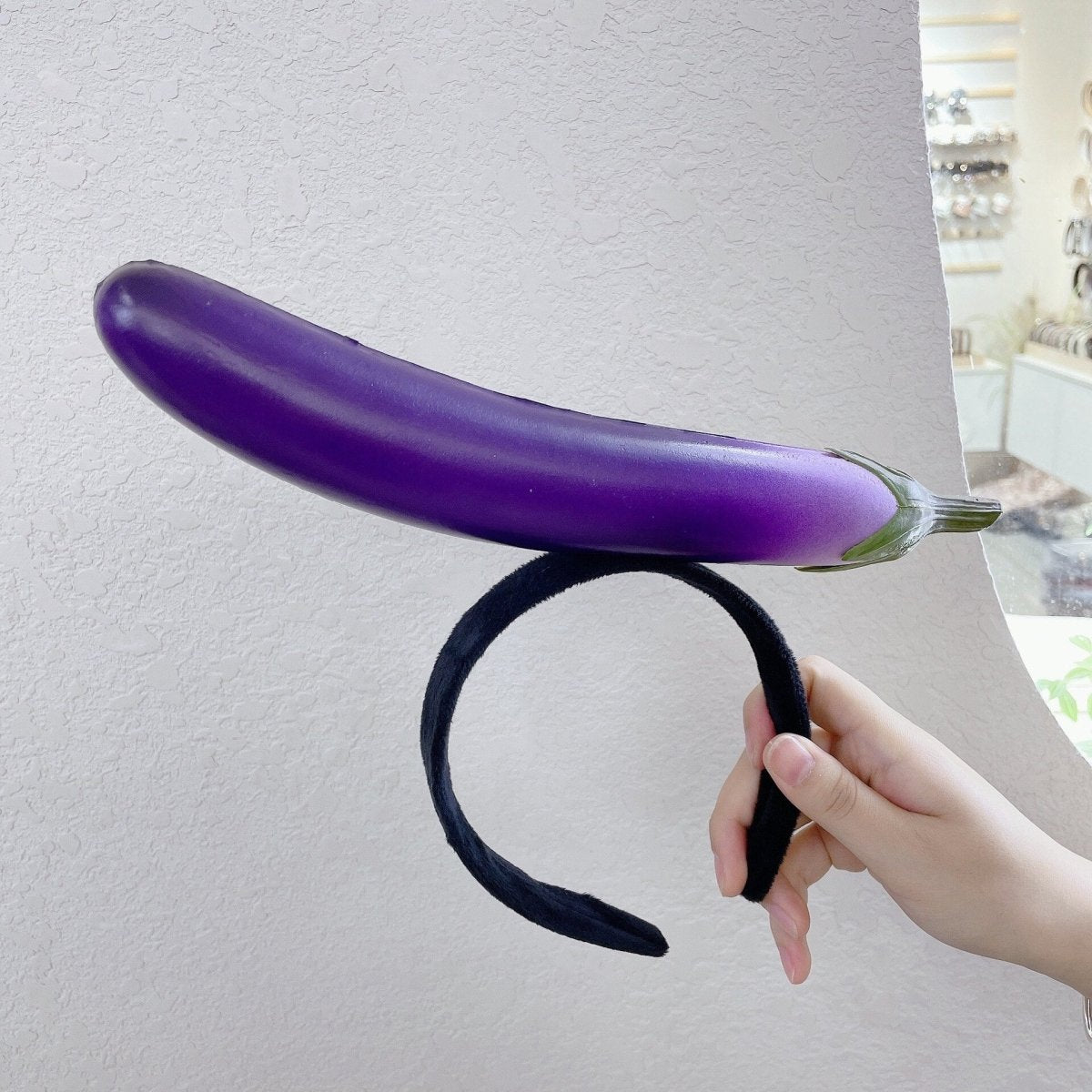 Fried Egg Geometric Pattern Headband for Adults - Headbands - Scribble Snacks