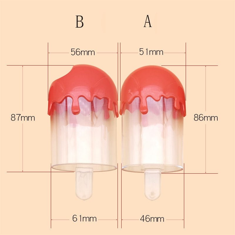 Ice Cream Storage - Plastic Ice Cream Candy Boxes - Set of 12 - Storage Boxes - Scribble Snacks