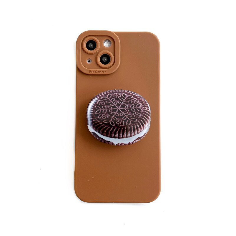 Japanese Bread Stand - Japan 3D Food Bread Bracket Ring Holder for iPhone 12/13 & More - iPhone Cases - Scribble Snacks