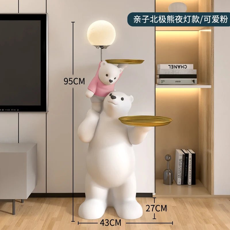 Vigorous Bear Blessing Statue Decor - Sculptures & Tables - Scribble Snacks