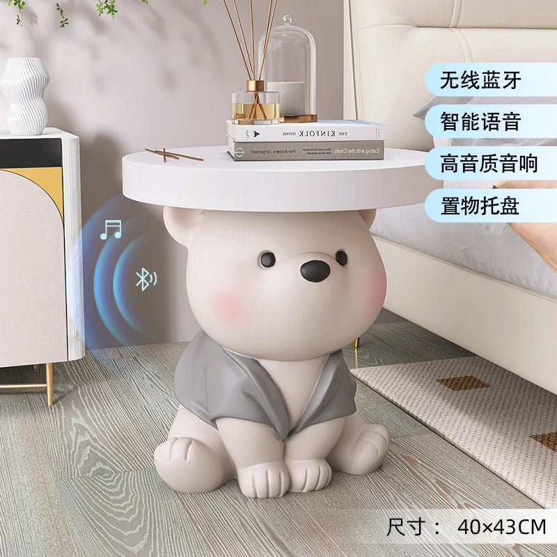 Vigorous Bear Resin Statue Decor - Sculptures & Tables - Scribble Snacks