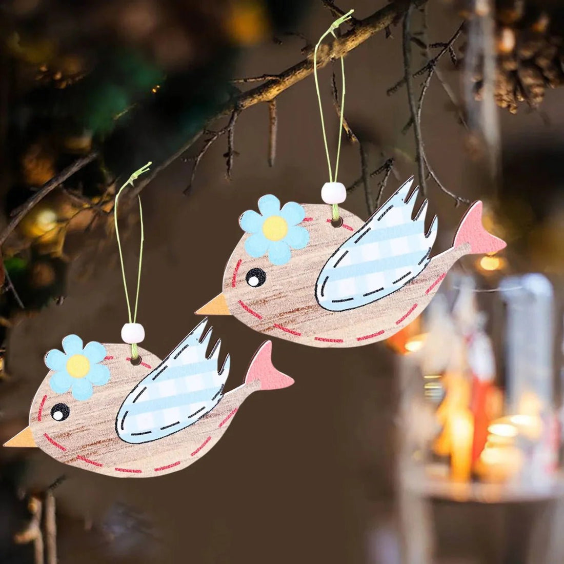 10 Creative Ways to Decorate with Easter Hummingbird Wood Ornaments - Scribble Snacks