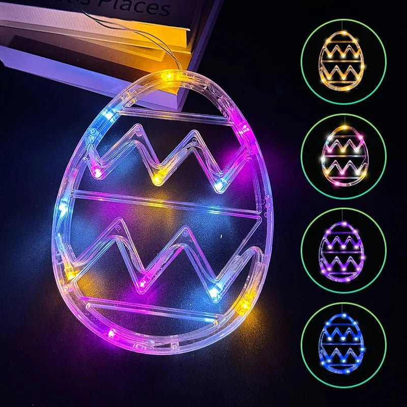 10 Creative Ways to Light Up Your Easter with Egg-Shaped String Lights - Scribble Snacks