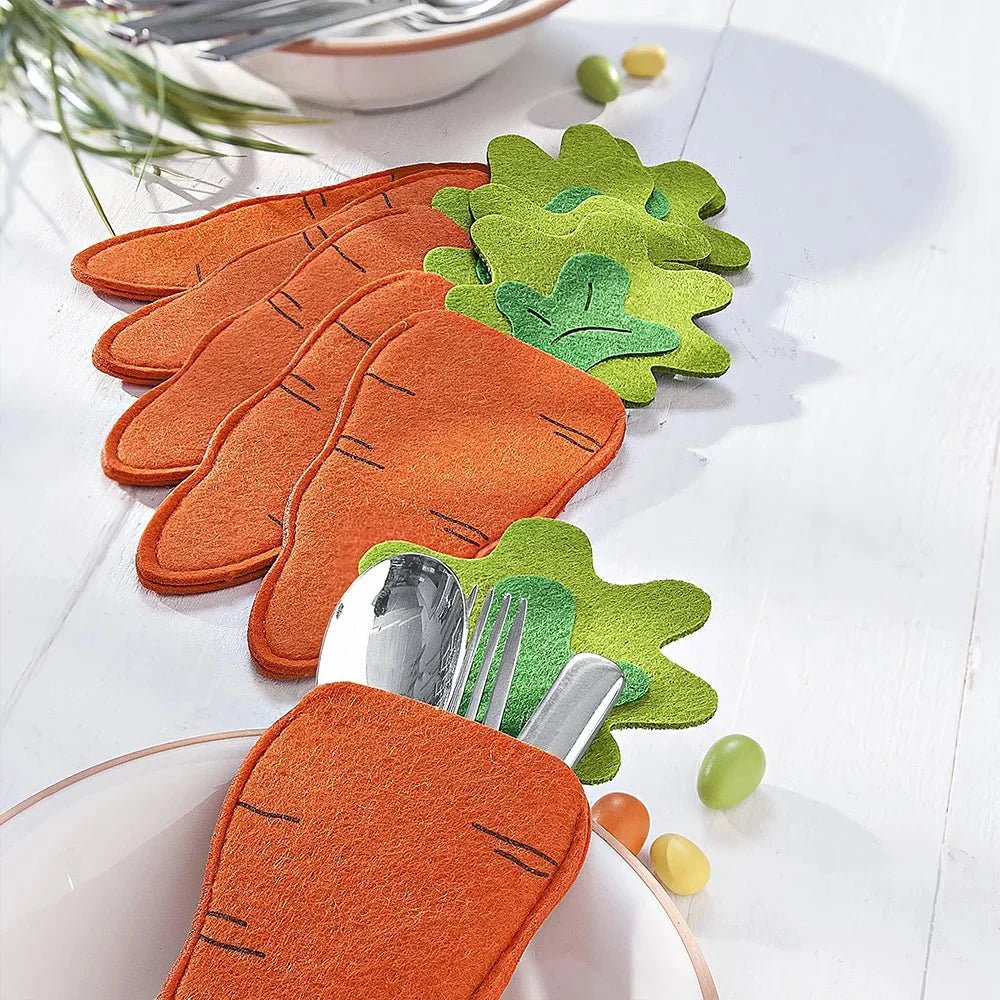 10 Creative Ways to Use Easter Carrot Cutlery Holders Beyond the Dinner Table - Scribble Snacks