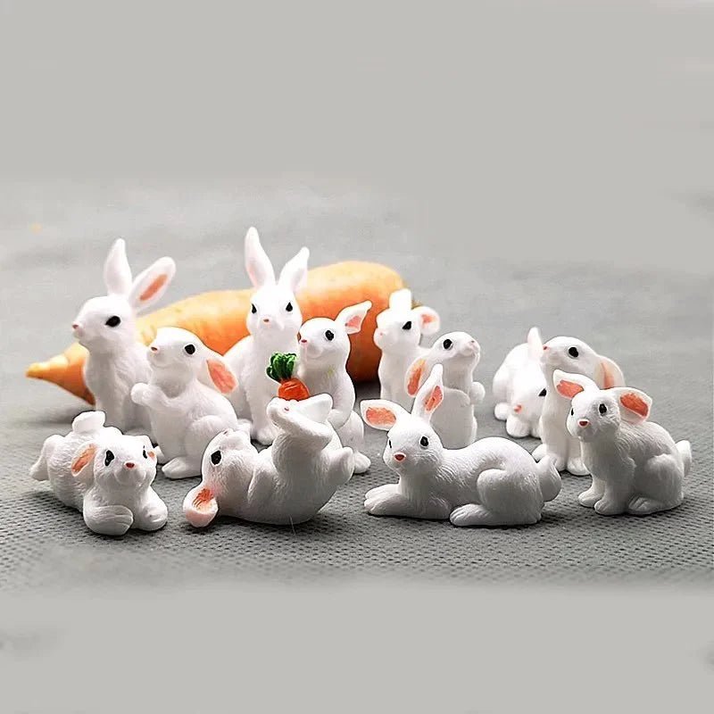 5 Creative Ways to Decorate with Easter Bunny Miniature Decor - Scribble Snacks