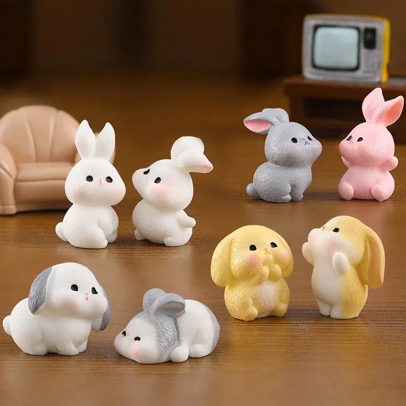 5 Creative Ways to Decorate with Mini Rabbit Figurines - Scribble Snacks