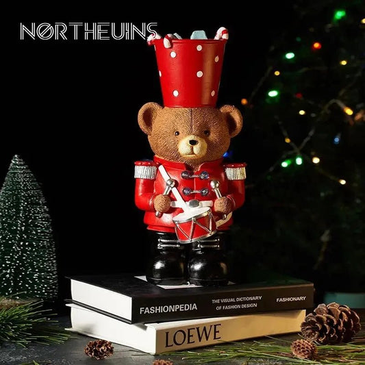 5 Ways to Add Festive Cheer with the Christmas Bear Drummer Home Decor Statue - Scribble Snacks