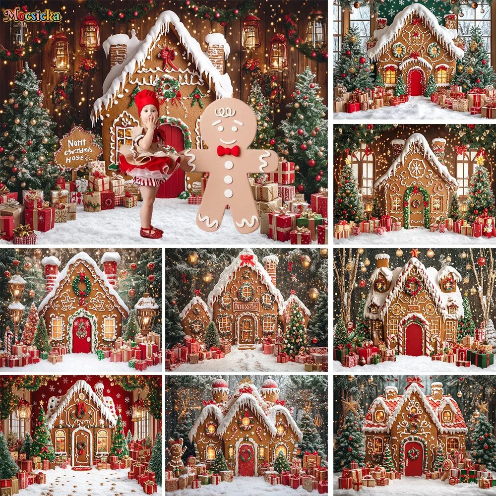 Capture the Magic: How to Style Your Christmas Gingerbread House Backdrop - Scribble Snacks