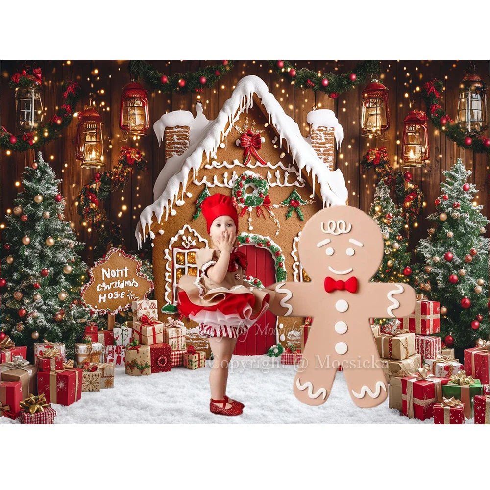 Capture the Magic: Tips for Holiday Photos with Your Gingerbread House Backdrop - Scribble Snacks