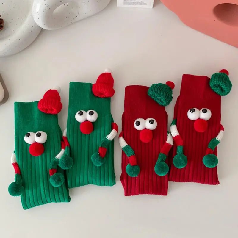 Cozy Up This Christmas with Hand-Holding Socks - Scribble Snacks