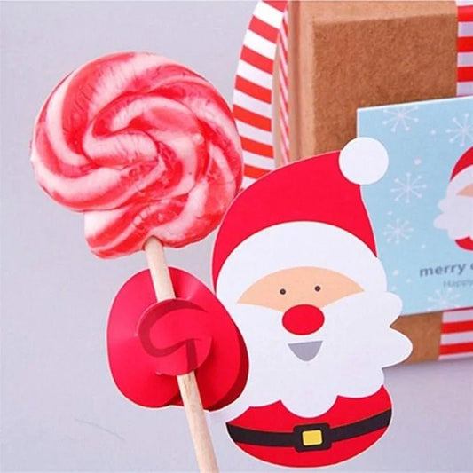 Crafting a Sweet Holiday with Christmas Lollipop Festive Greeting Cards - Scribble Snacks