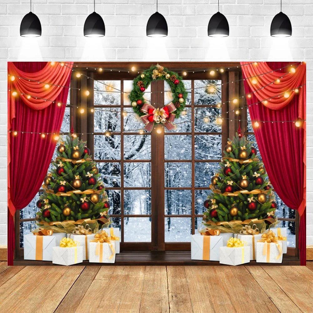 Create a Magical Photo Shoot with Our Christmas Snowy Wonderland Backdrop - Scribble Snacks