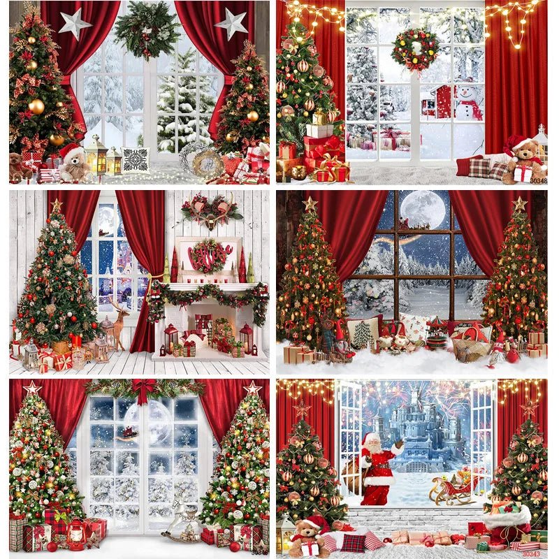 Create the Perfect Holiday Photo Booth with Our Christmas Jolly Winter Wonderland Backdrop - Scribble Snacks