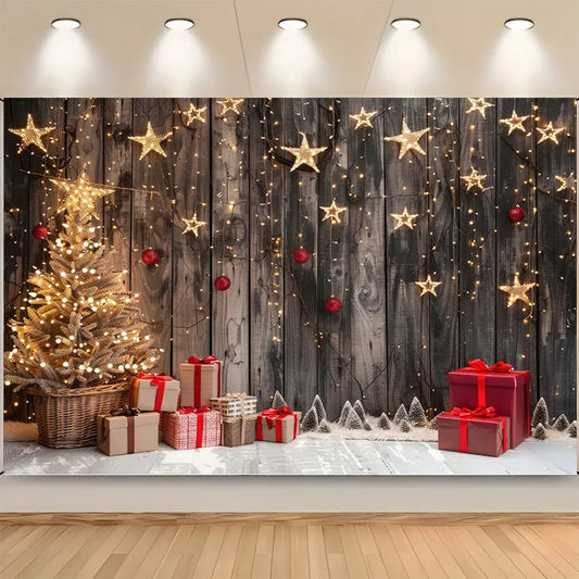 Create the Perfect Holiday Photos with Our Christmas Festive Wonderland Backdrop - Scribble Snacks