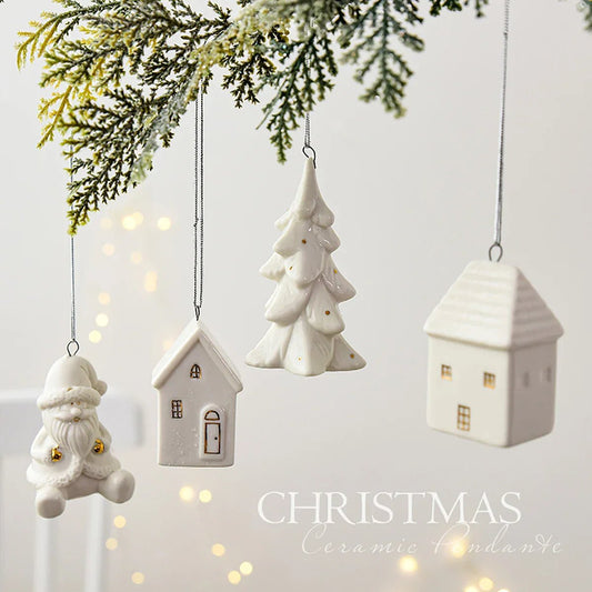 Creating a Cozy Holiday Vibe with the Ceramic House Pendant - Scribble Snacks