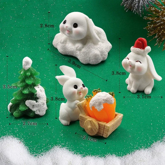 Creating Enchanting Spaces with Miniature Bunny & Carrot Figurines - Scribble Snacks