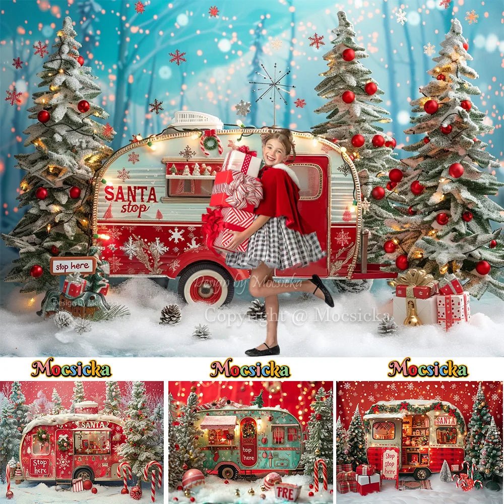 Creating Memorable Holiday Photos with Our Christmas Winter Wonderland Backdrop - Scribble Snacks