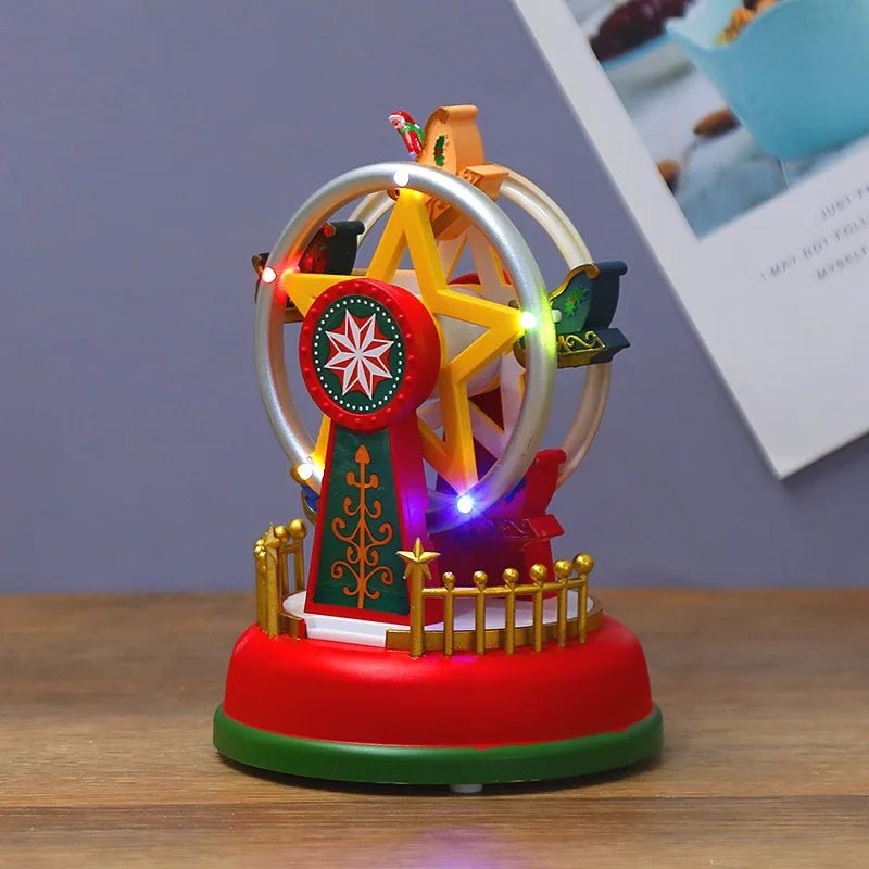 Creating the Perfect Cozy Corner with the Christmas Festive Carousel Night Light - Scribble Snacks