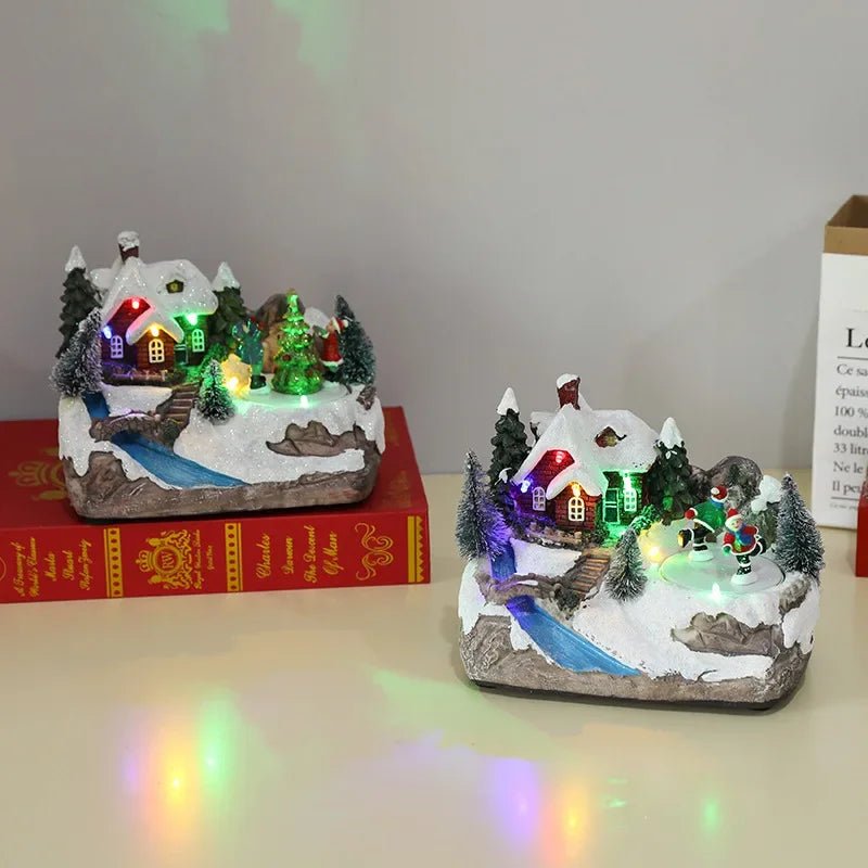 Creating Your Own Holiday Wonderland with Twinkle Tinsel LED Village Decor - Scribble Snacks