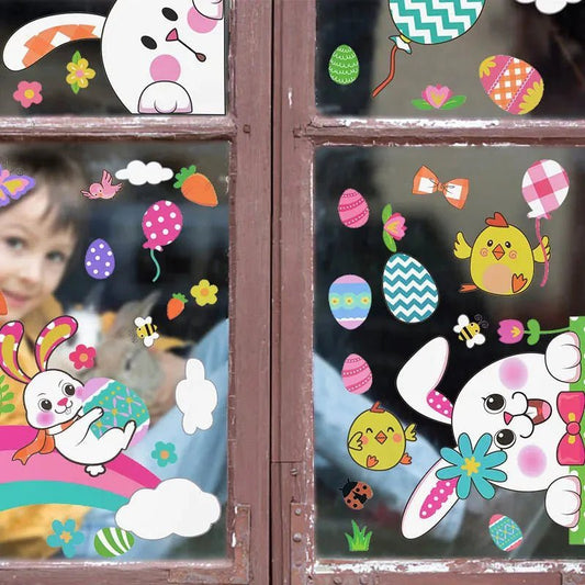 Easter Decorating Made Easy: Transform Your Home with Window Stickers - Scribble Snacks