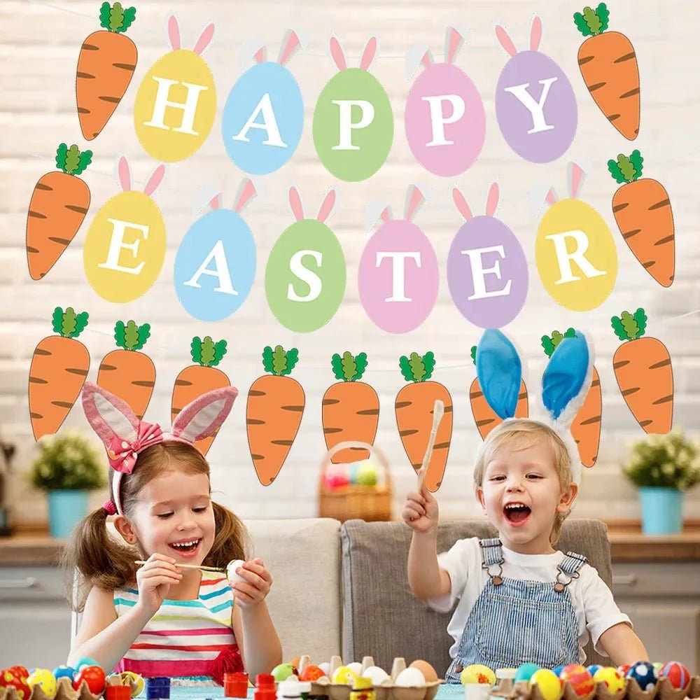 Easter DIY: Crafting the Perfect Springtime Party with Bunny & Veggies Garland - Scribble Snacks