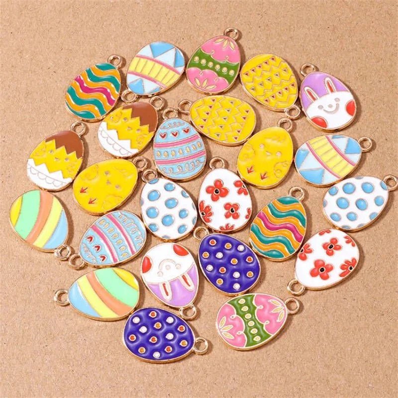 Easter Egg Charms Set: A Journey into Creative Jewelry Making - Scribble Snacks