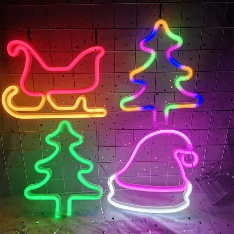 Glow Up Your Holiday Decor with Christmas Glowing Holiday Cheer Lights - Scribble Snacks