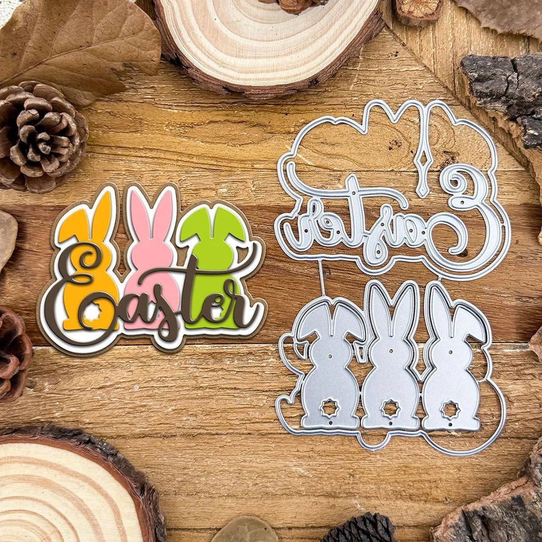 Hop Into Spring: Crafting with Bunny-Themed Metal Dies - Scribble Snacks