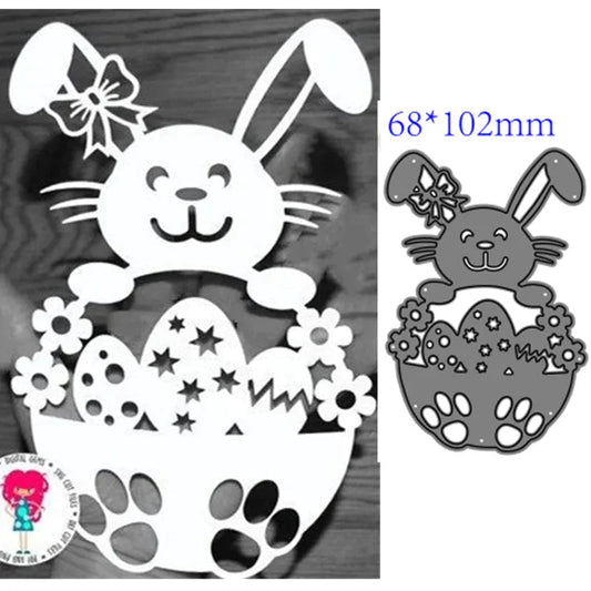 Hop into Spring: Creative Crafting with Easter Bunny Metal Cutting Dies - Scribble Snacks