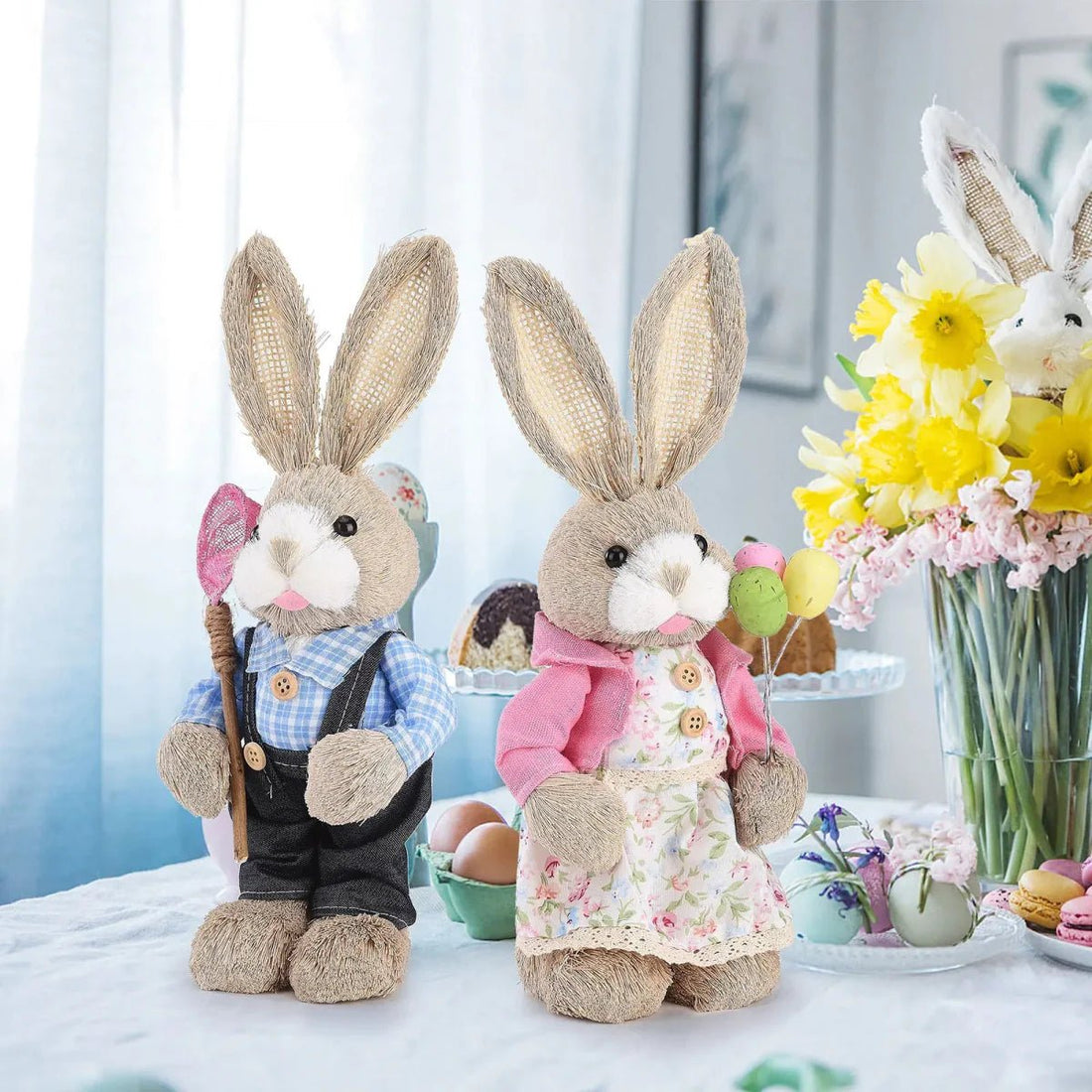 Hopping Into Happiness: Decorating with Easter Bunny Tabletop Decor - Scribble Snacks