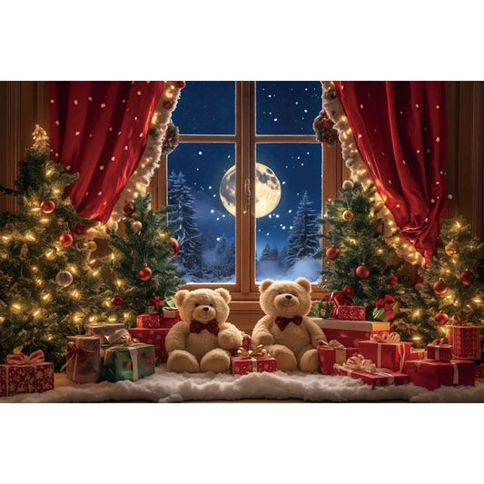 How to Set the Perfect Scene for Holiday Photos with Our Bear Gifts Backdrop - Scribble Snacks