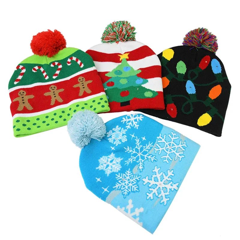 Light Up Your Holiday: Ways to Style the Christmas Light-Up Holiday Beanie - Scribble Snacks