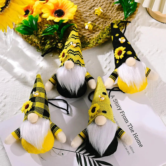 Spring Into Happiness: Decorating with Easter Bee Gnomes - Scribble Snacks