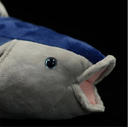 Whimsical Blue Tuna Plush