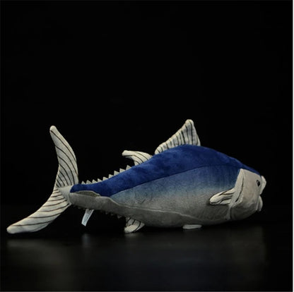 Whimsical Blue Tuna Plush