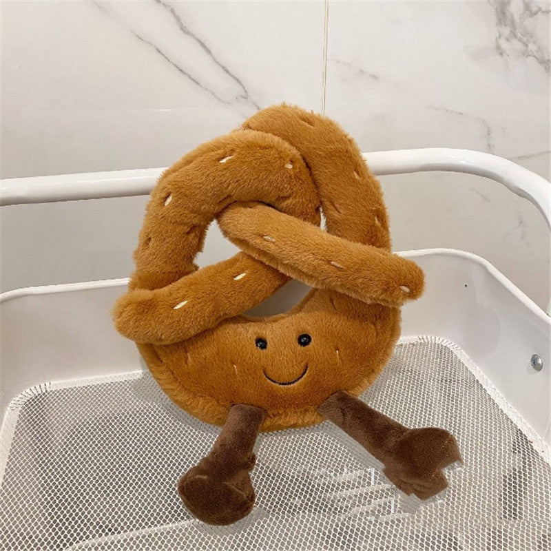 Cute Bread Plushies: Pretzel