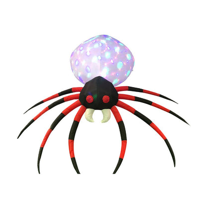 2.4m Spider Inflatable Funny Halloween Decoration - 0 - Scribble Snacks